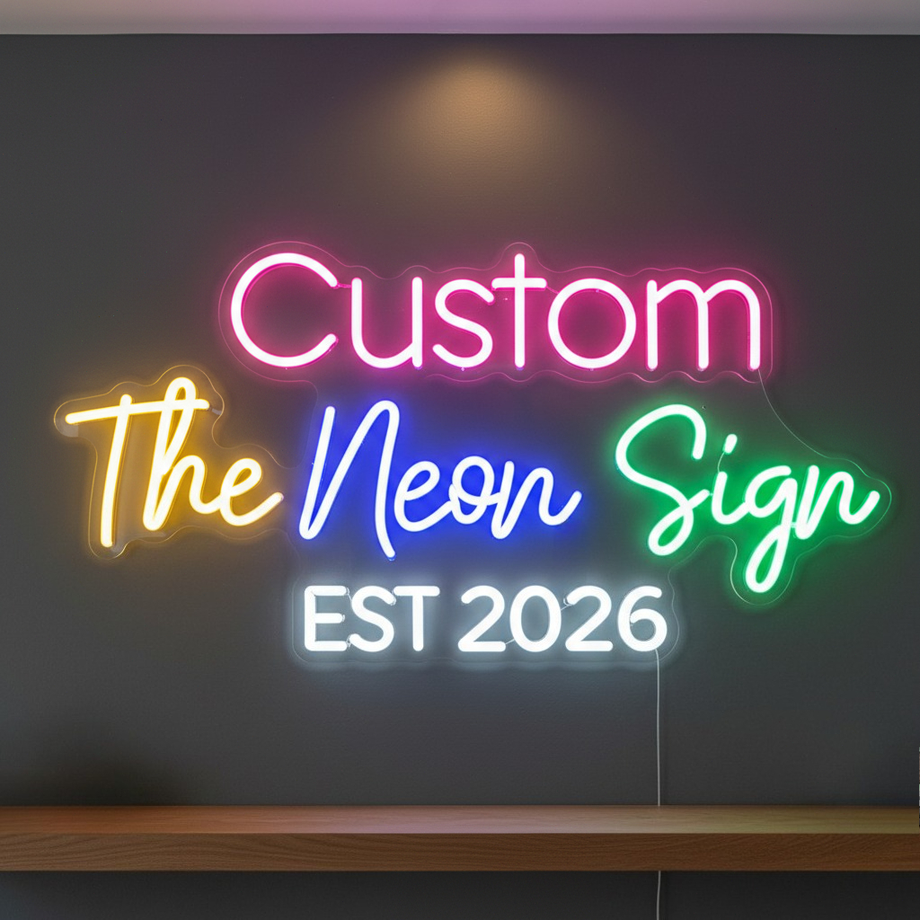 Neon Sign Custom Led - Custom Name Neon Sign Dimmable LED