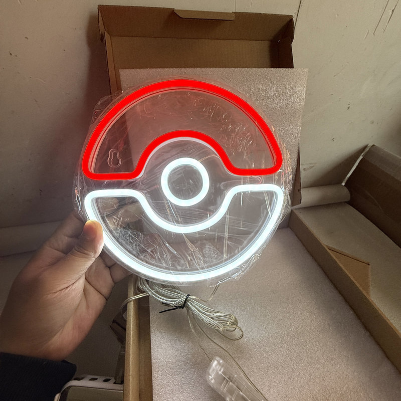 Lighting Room Decor Items - 20*20cm Anime Pokemon USB Creative Wall