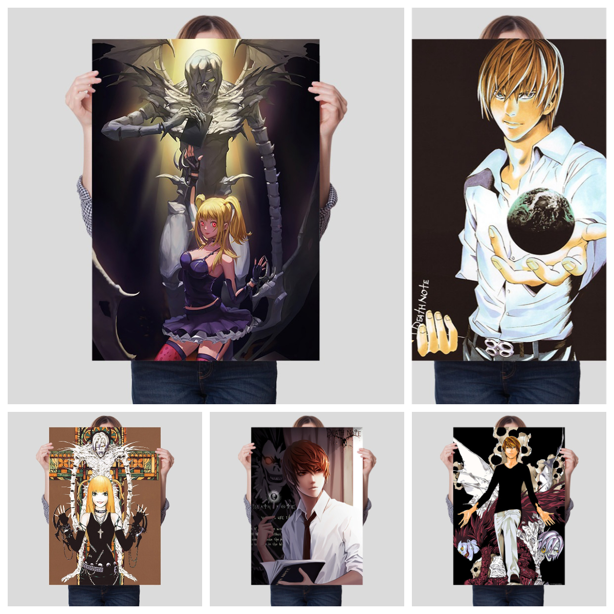 Lighting Room Decor Items - Death Note Unframed Canvas Print Light