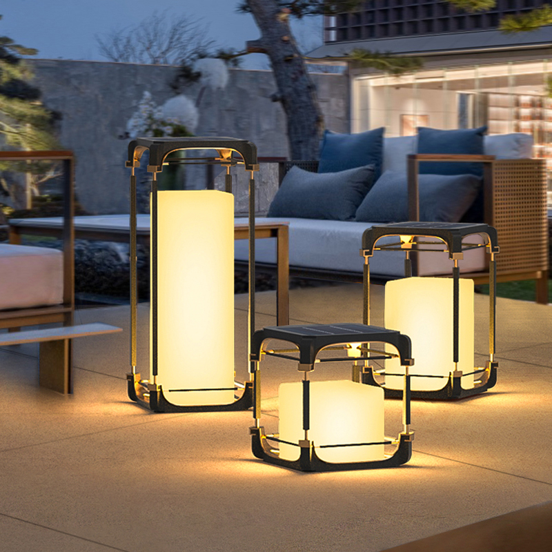 Garden Lighting Decor - Luminous floor lamp courtyard solar LED