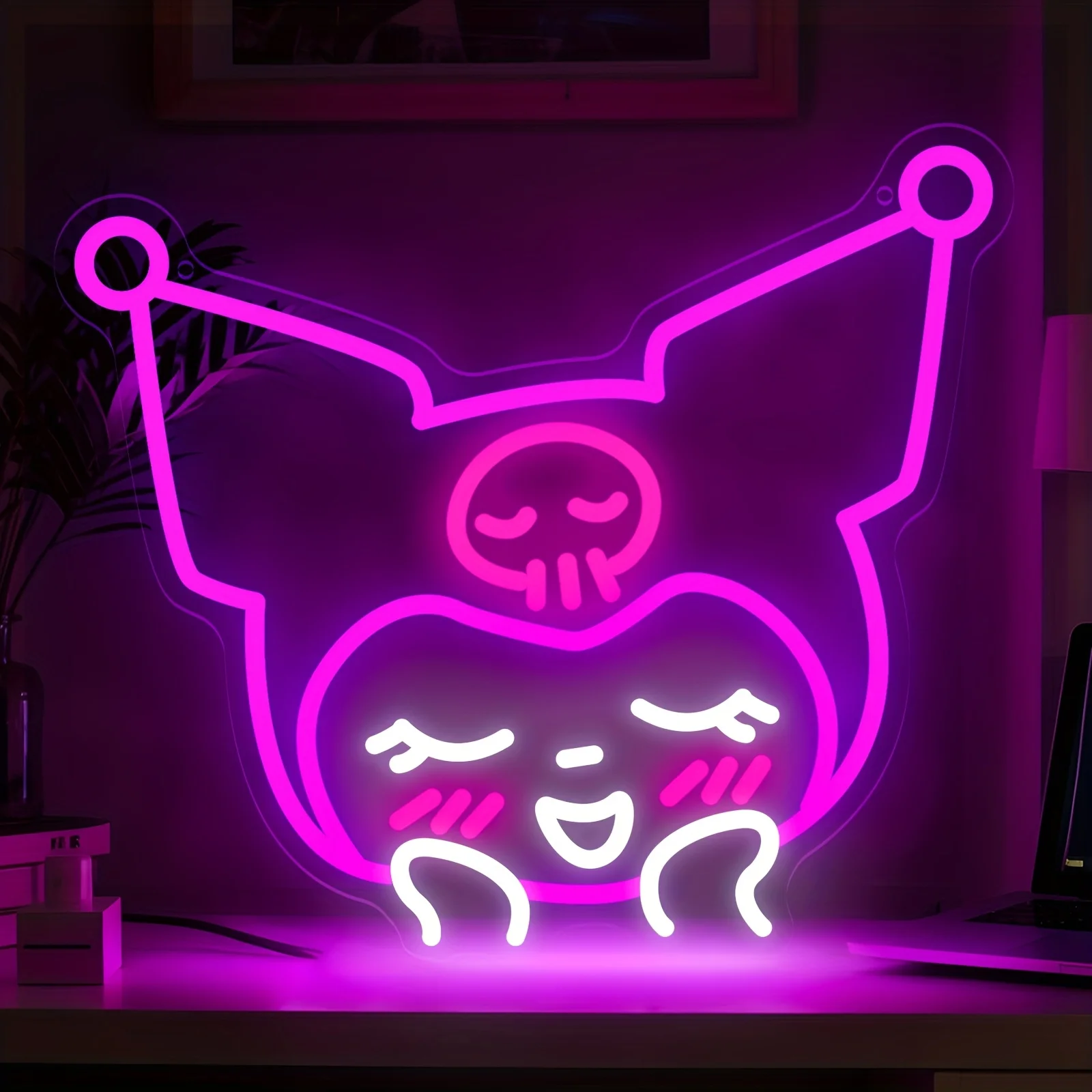 Lighting Room Decor Items - Cute Cartoon Kuromi Neon Sign LED