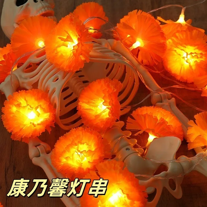 5 Ft LED Orange Marigold Garla – Lighting Decor For Diwali recenzja i cena