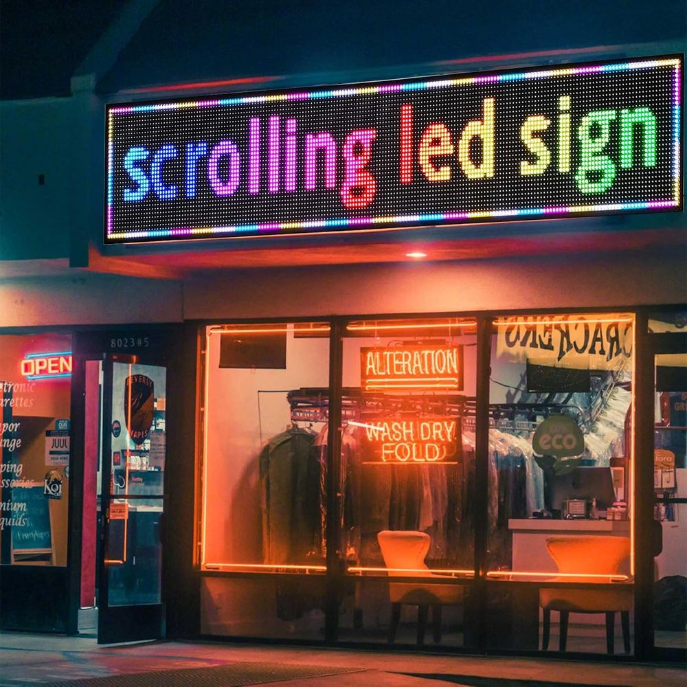 HS Outdoor Progmable Led Sign  – Neon Sign Custom Led recenzja i cena