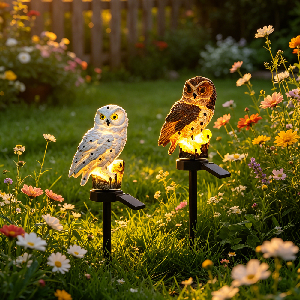 Owl Solar Light, Resin Owl Gro – String Light Outdoor recenzja i cena
