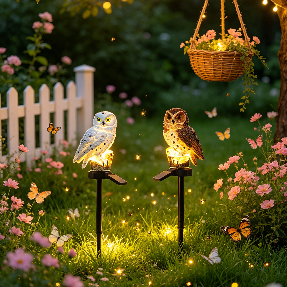Owl Solar Light, Resin Owl Gro – String Light Outdoor recenzja i cena