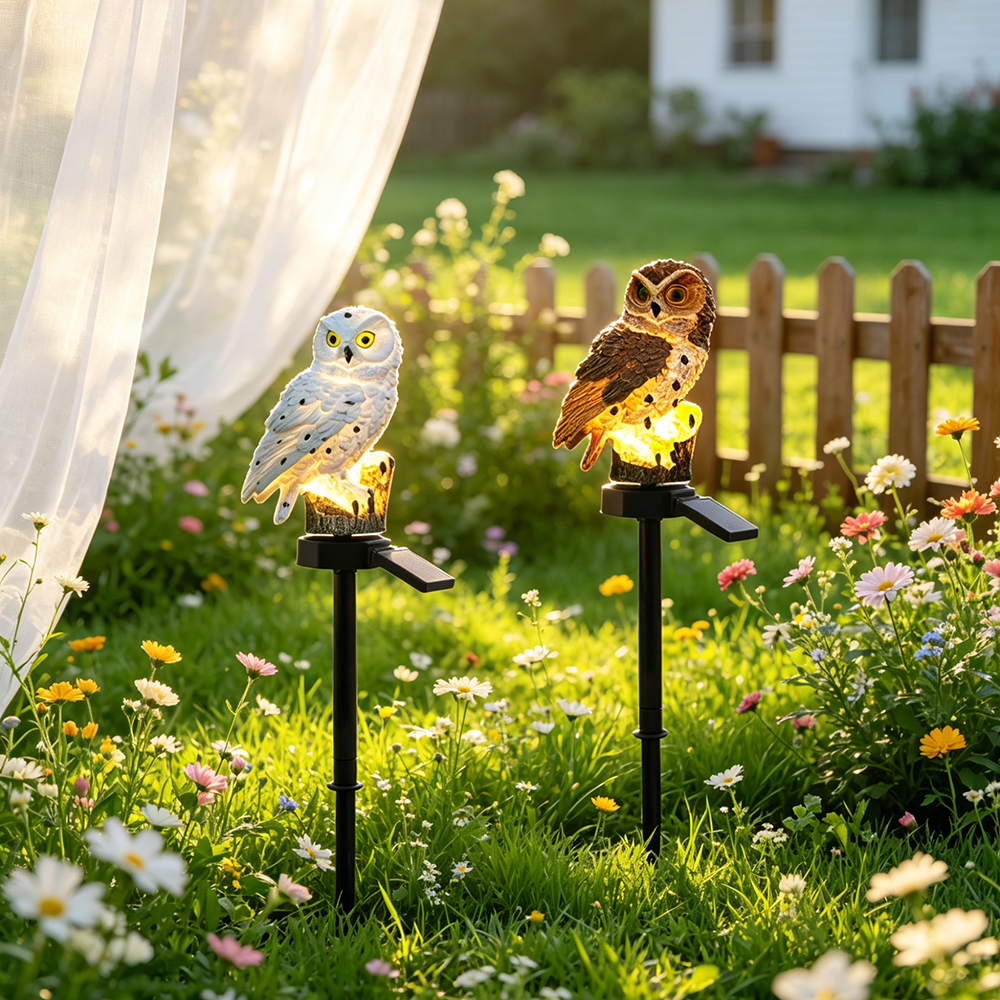 Owl Solar Light, Resin Owl Gro – String Light Outdoor recenzja i cena