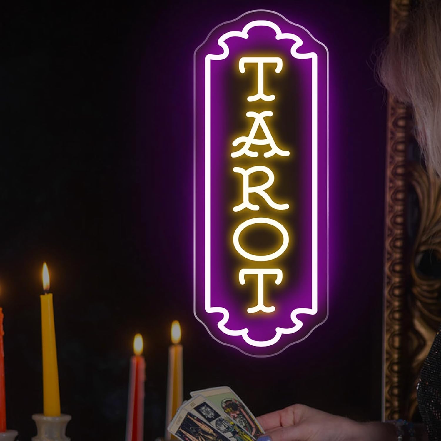 Tarot Neon Sign USB Powered My – Lighting Decor For Bedroom recenzja i cena