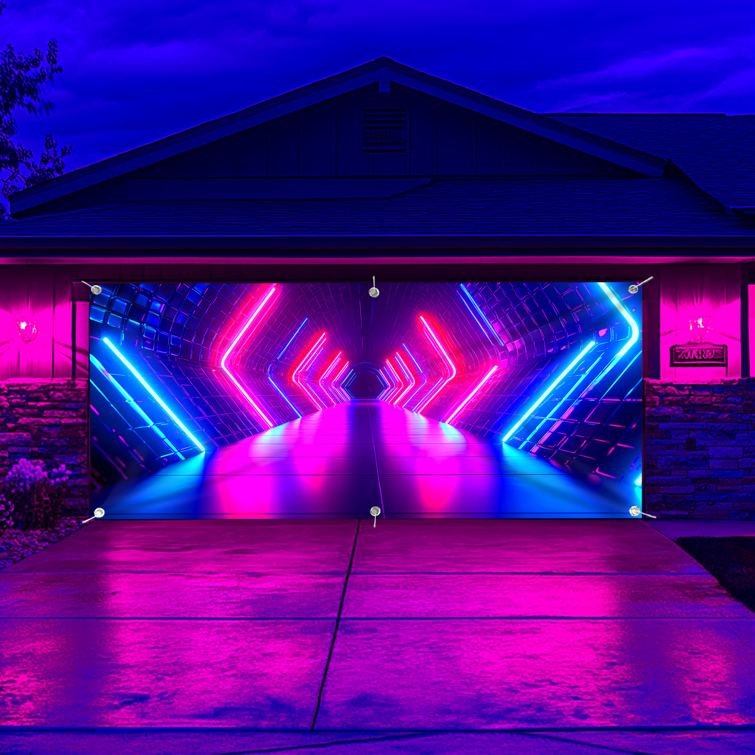 1 PC Creative Future Time Tunn – Garage Lighting Decor recenzja i cena