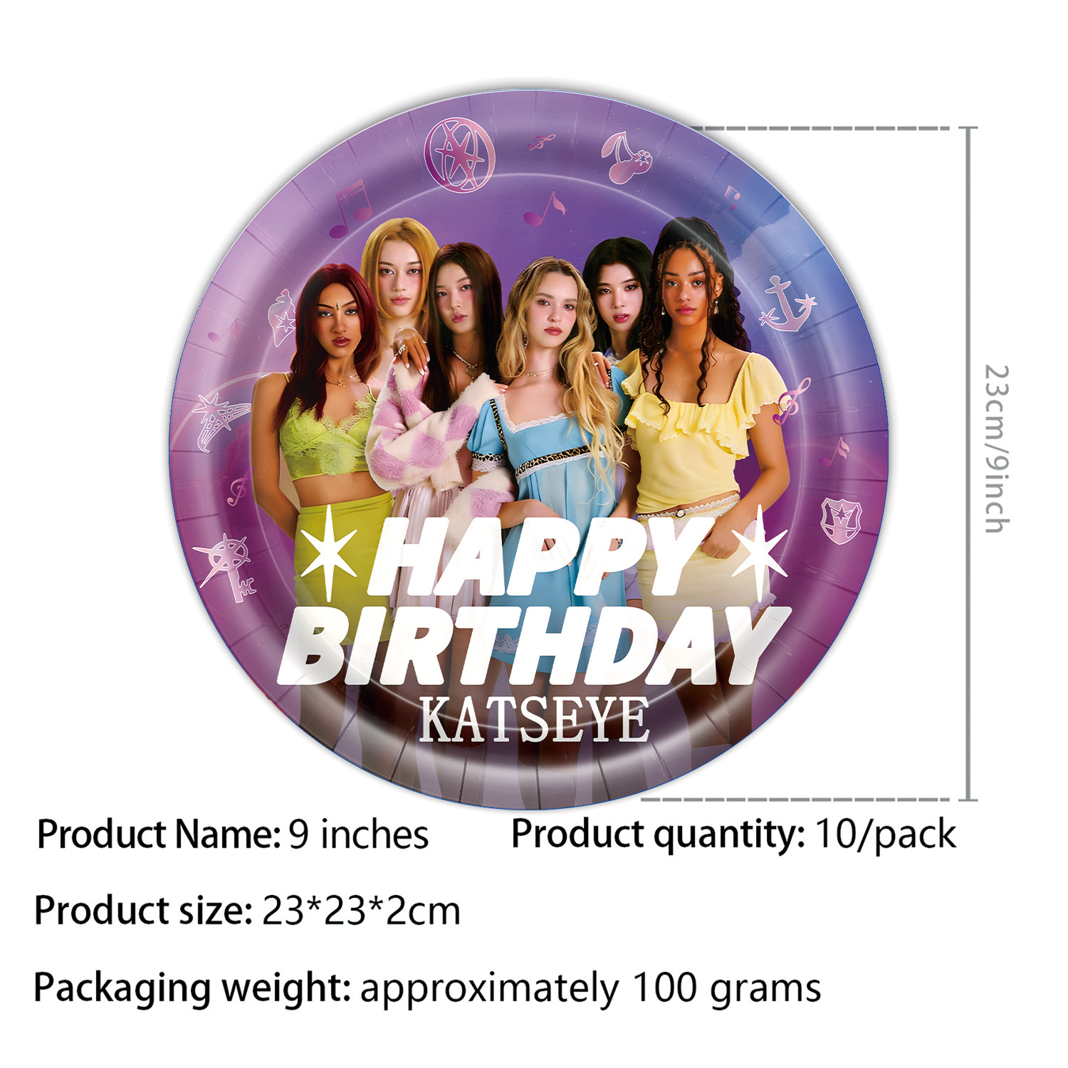 K&Katseye Idol Birthday Party  – Lighting Room Decor Items recenzja i cena
