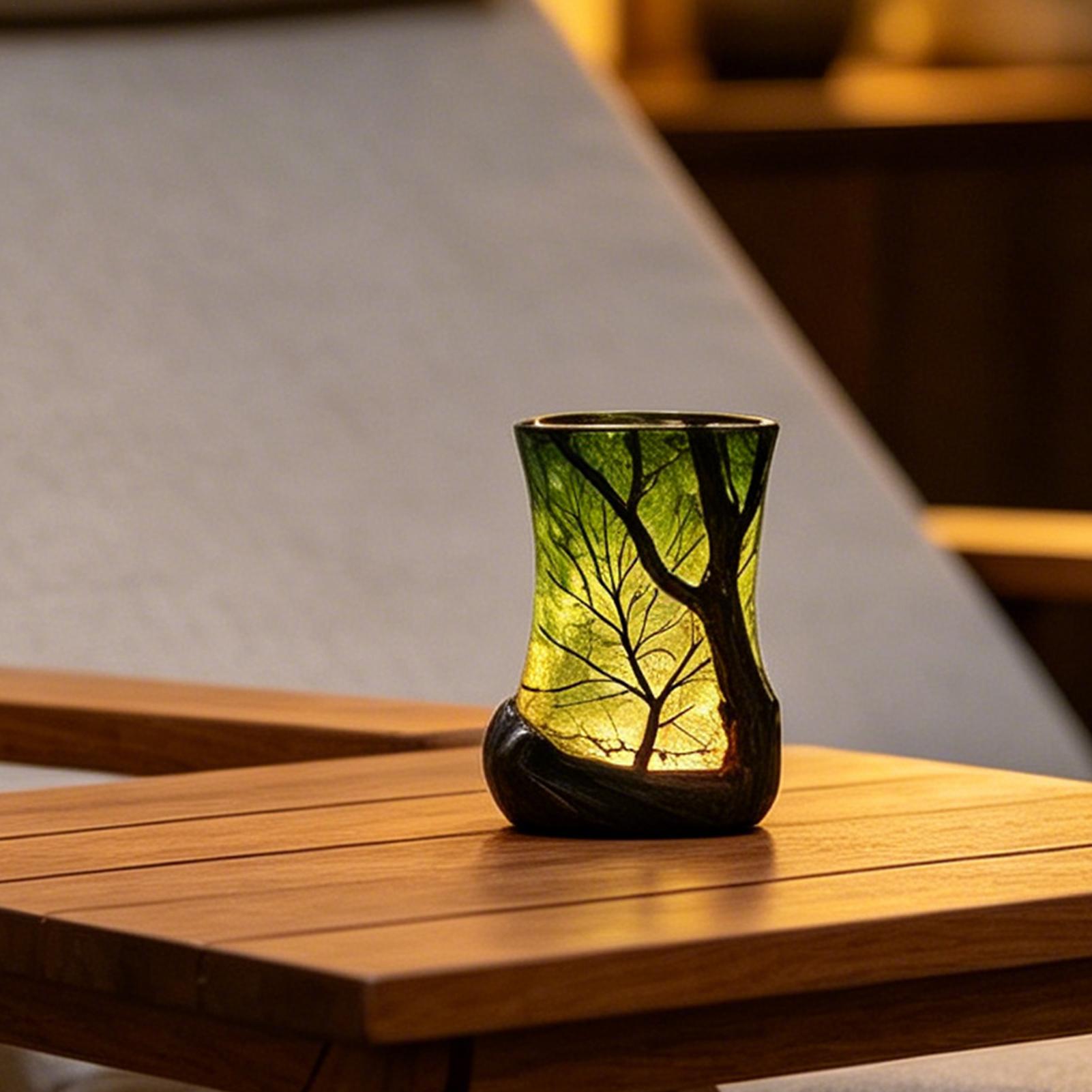 Bedside Table Lamp Forest Nigh – Lighting Decor For Bedroom recenzja i cena