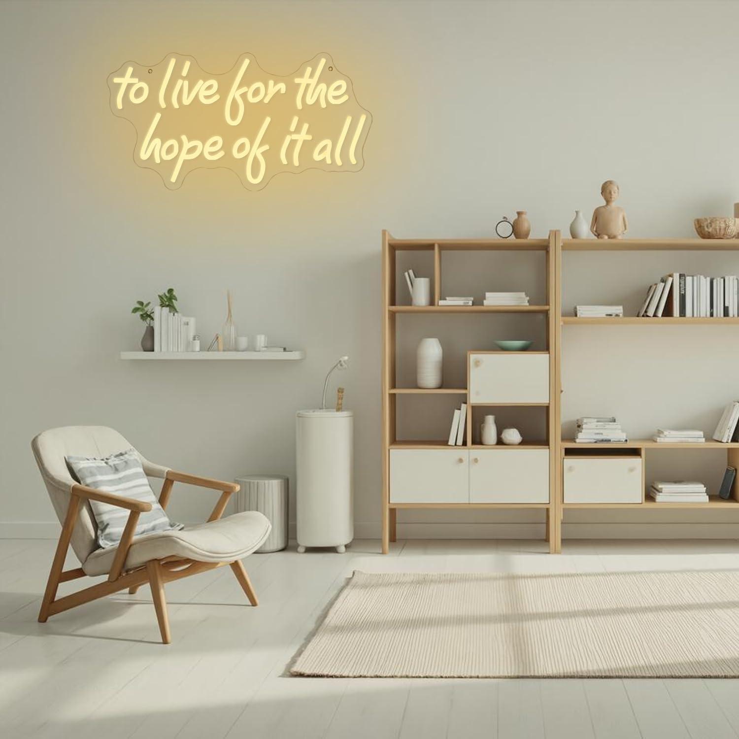 To Live For The Hope Of It All – Lighting Decor For Bedroom recenzja i cena