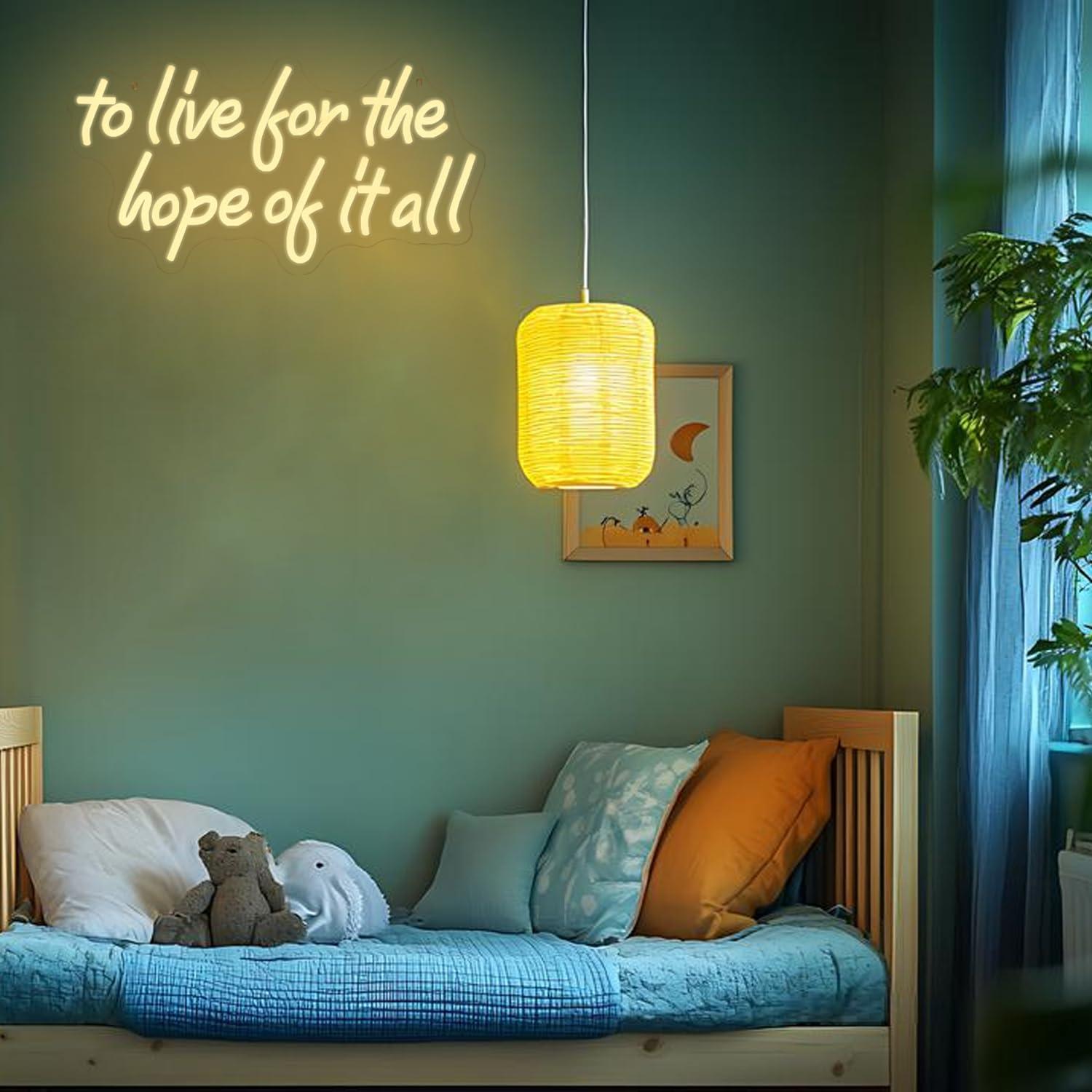To Live For The Hope Of It All – Lighting Decor For Bedroom recenzja i cena