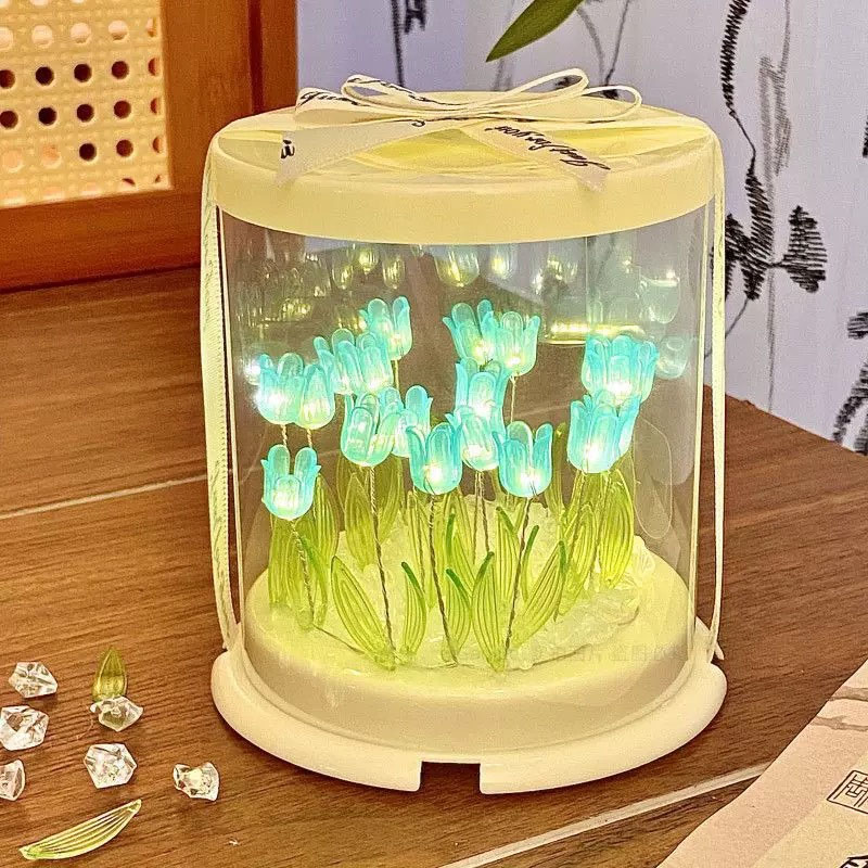 DIY Tulip Lamp Simulation Flow – Lighting Decor For Bedroom recenzja i cena