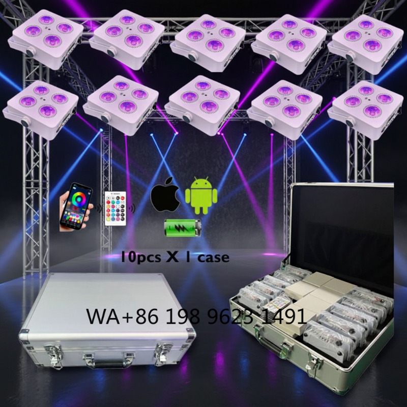 4X18W RGBWA+UV 6IN1 Mini Wirel – Wedding Lighting And Decor recenzja i cena