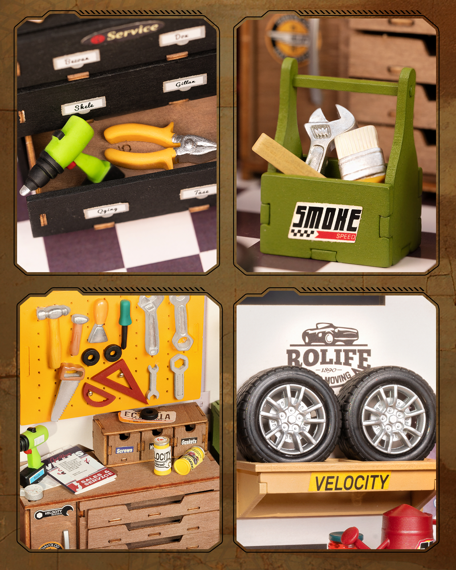 Robotime Rolife Mini Garage Wo – Garage Lighting Decor recenzja i cena