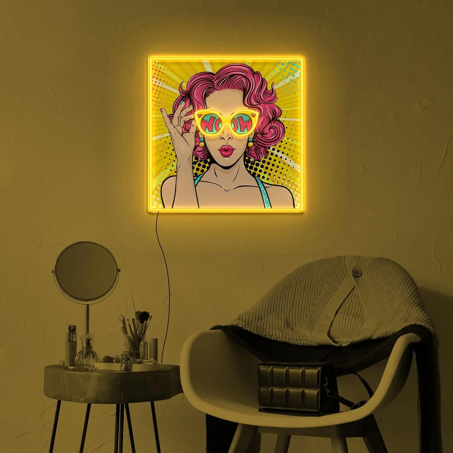 Moji Wow Neon Sign Dimmable Pi – Lighting Decor Wow recenzja i cena