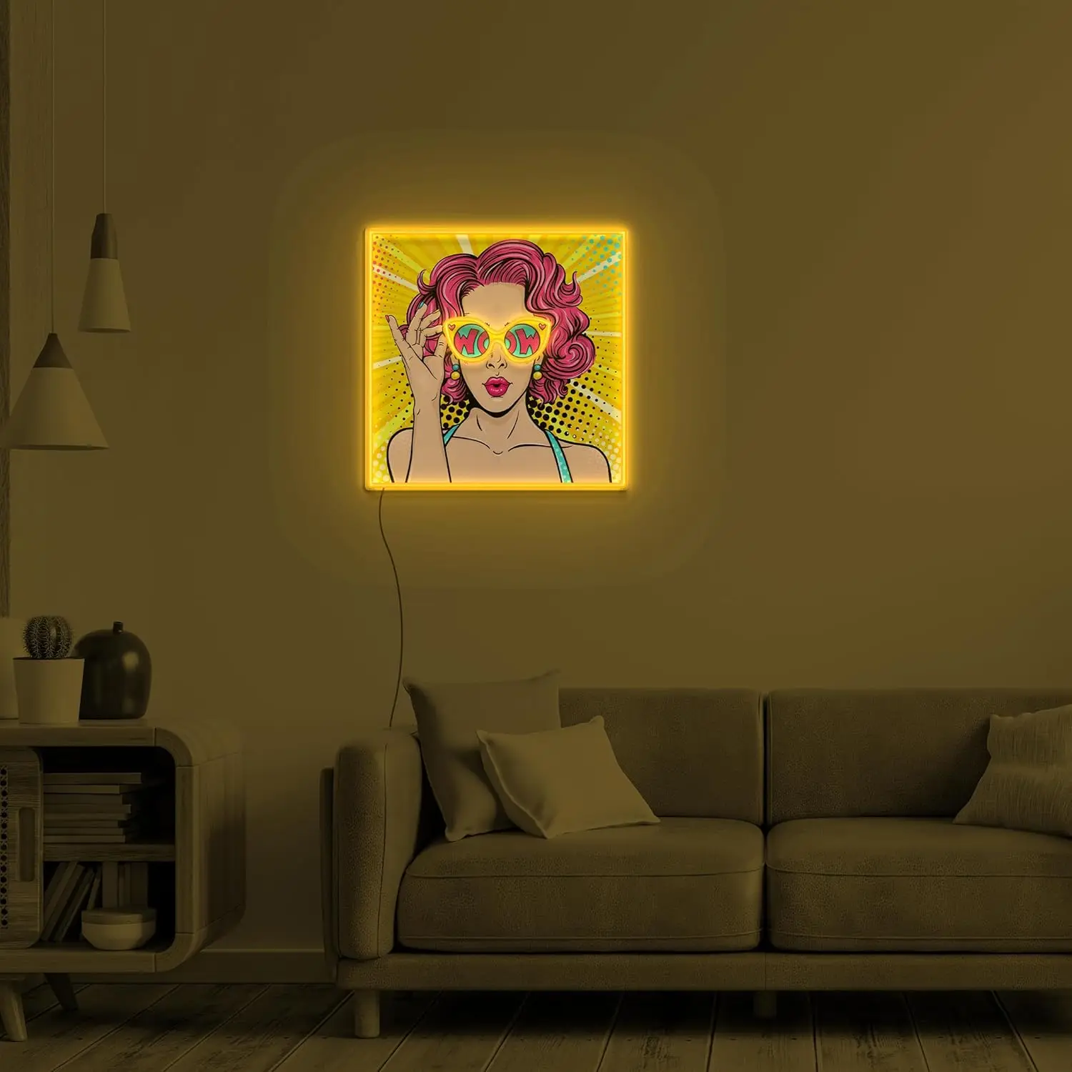 Moji Wow Neon Sign Dimmable Pi – Lighting Decor Wow recenzja i cena
