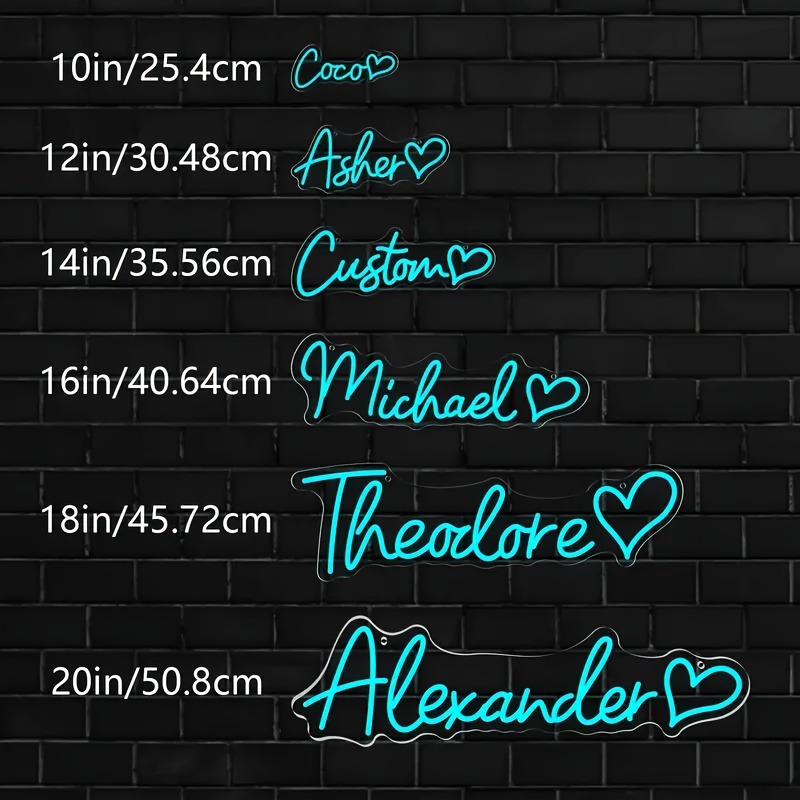 Custom LED Personalized Neon S – Neon Sign Custom Led recenzja i cena