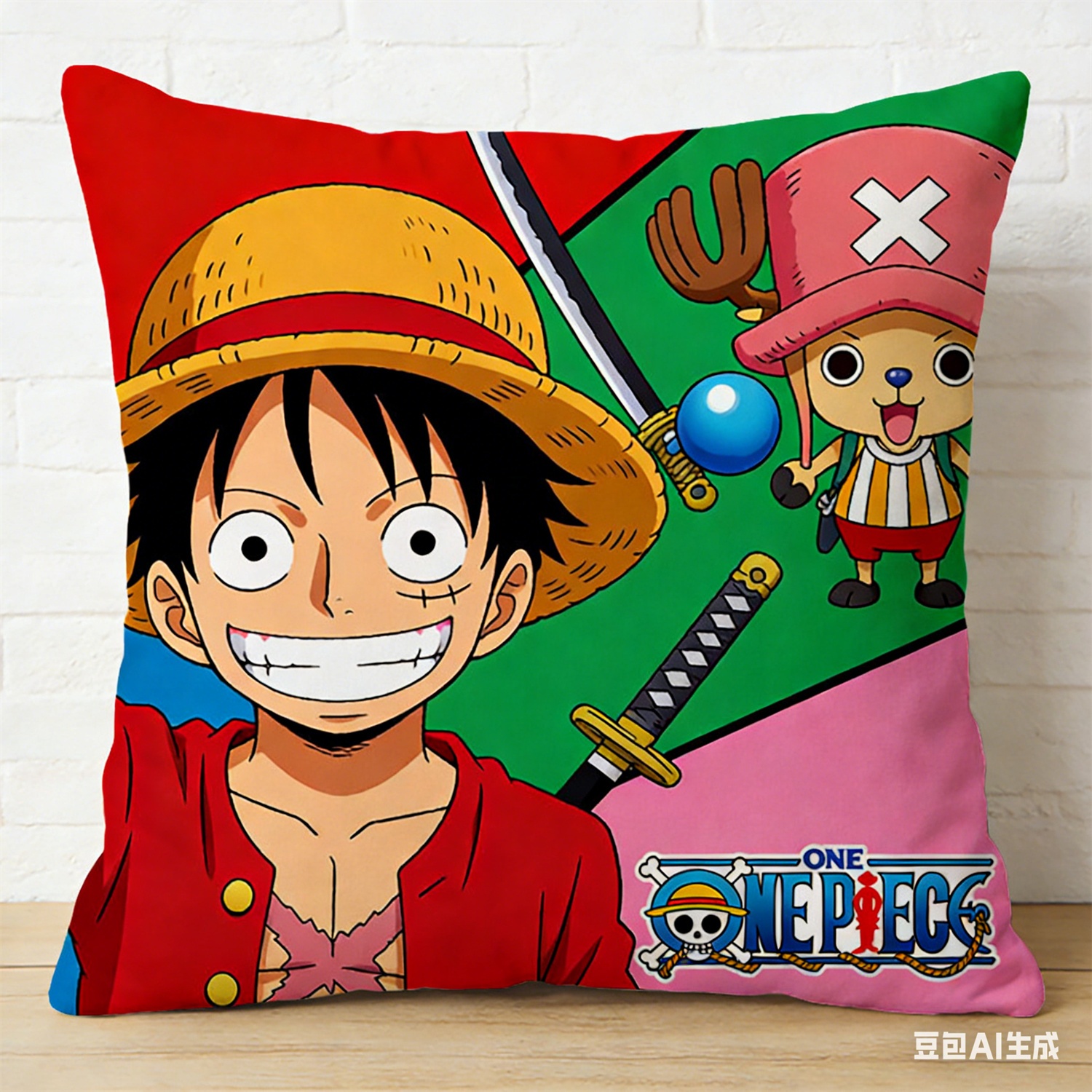 One Piece Monkey D Luffy Pillo – Lighting Mcqueen Bedroom Decor recenzja i cena