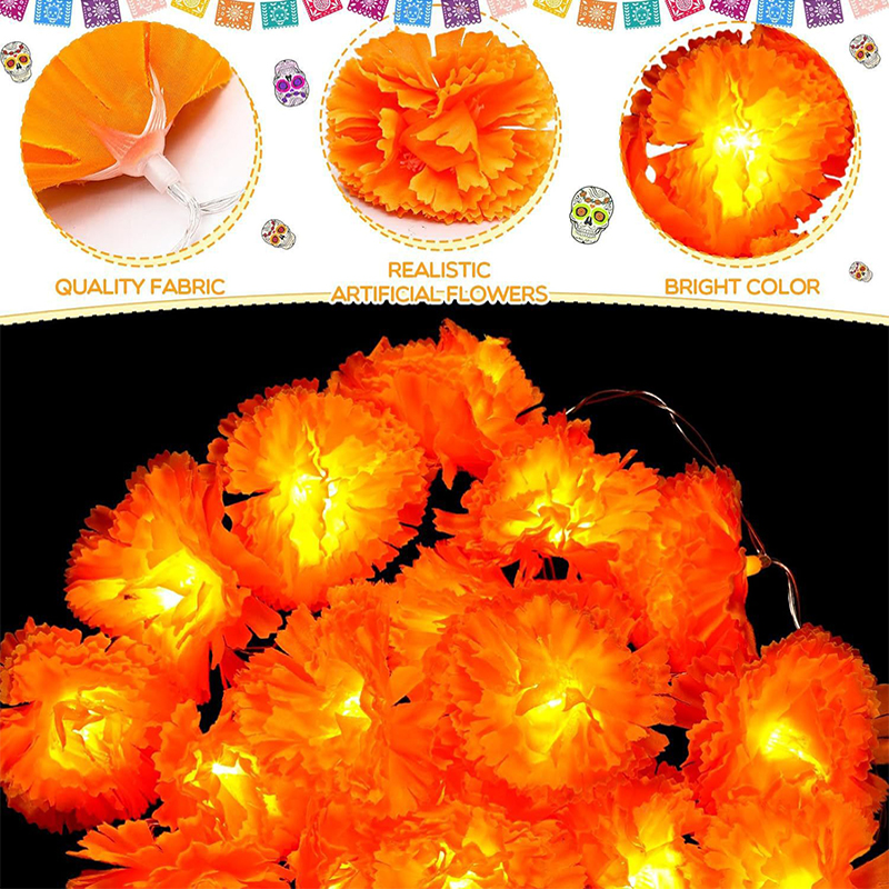3M Mexican Marigold Artificial – Lighting Decor For Diwali recenzja i cena