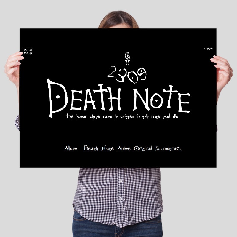 Death Note Unframed Canvas Pri – Lighting Room Decor Items recenzja i cena
