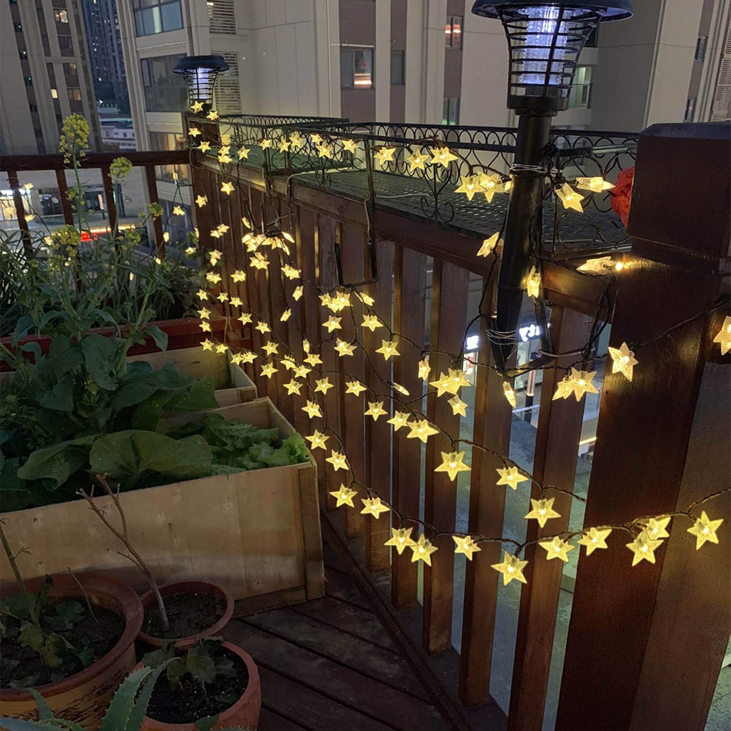 50ft 120 LED Solar Star Fairy  – Garden Lighting Decor recenzja i cena