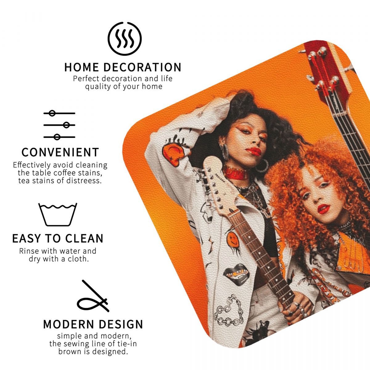 Nova Twins Coasters PVC Leathe – Nova Decor & Lighting Juletrelys recenzja i cena