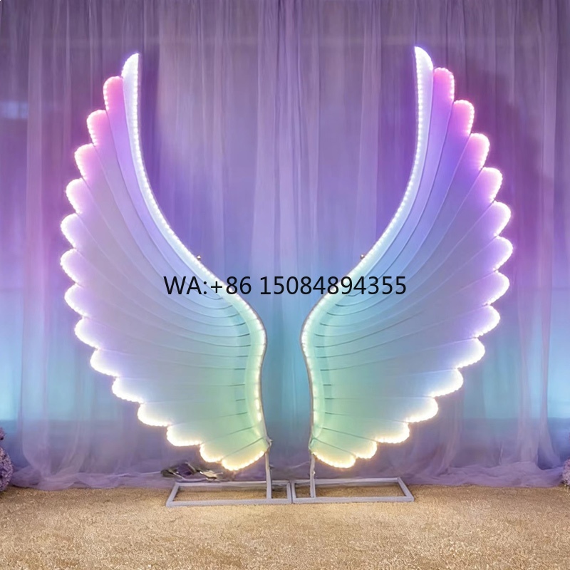 Glowing Angel Wings Light Prop – Wedding Lighting And Decor recenzja i cena