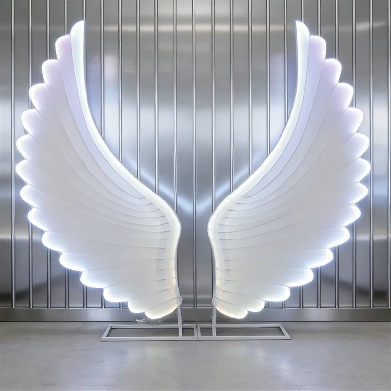 Glowing Angel Wings Light Prop – Wedding Lighting And Decor recenzja i cena