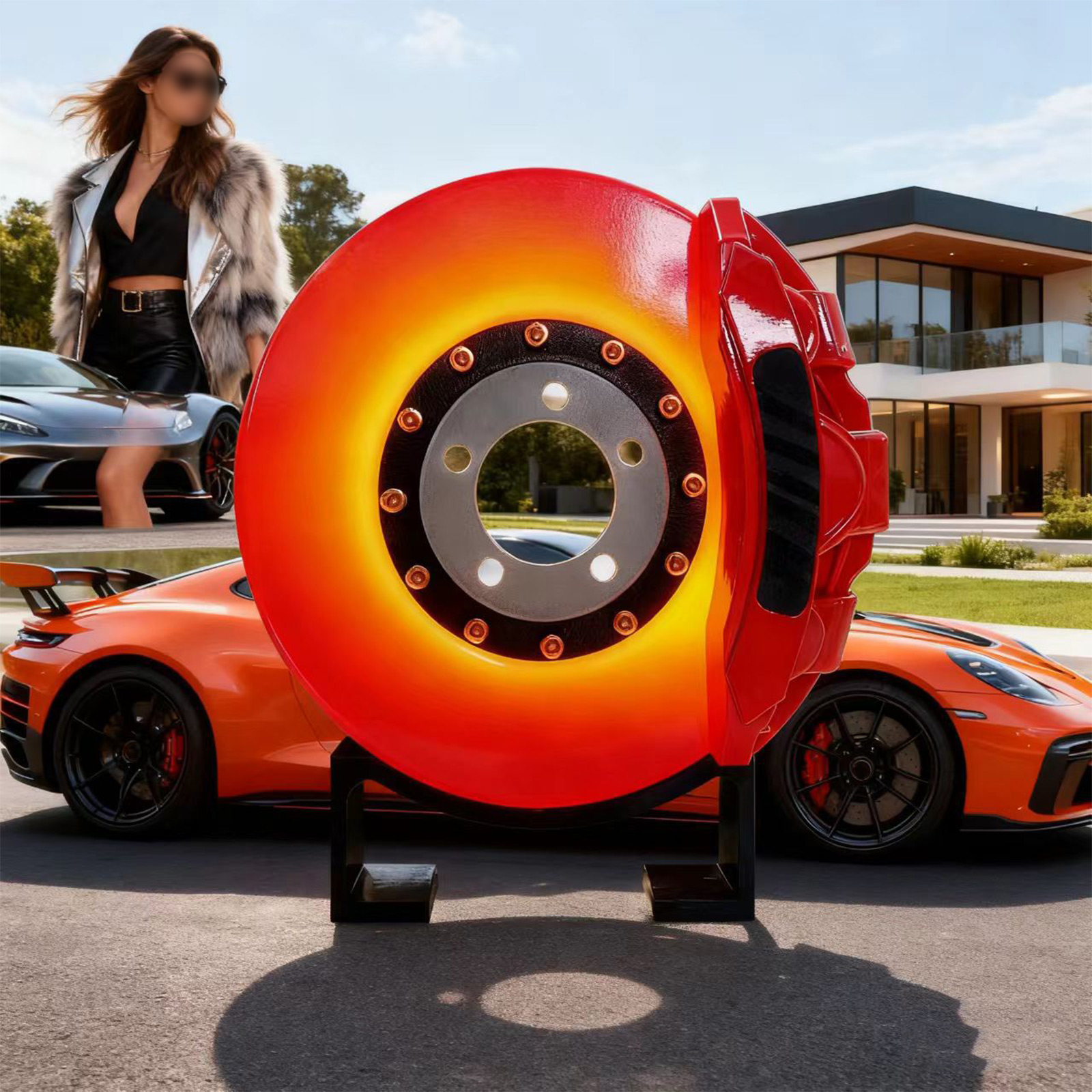 Brake Disc Neon Sign LED Garag – Garage Lighting Decor recenzja i cena