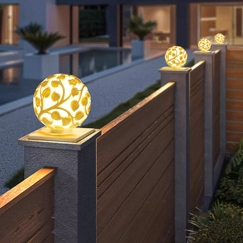 Outdoor column lights solar LE – Garden Lighting Decor recenzja i cena