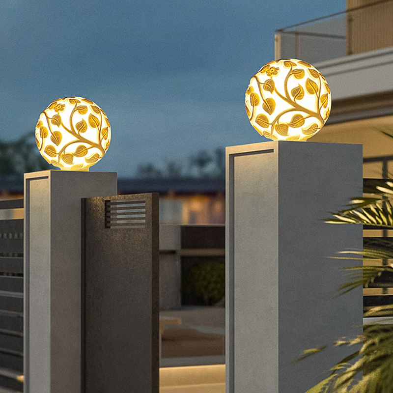 Outdoor column lights solar LE – Garden Lighting Decor recenzja i cena