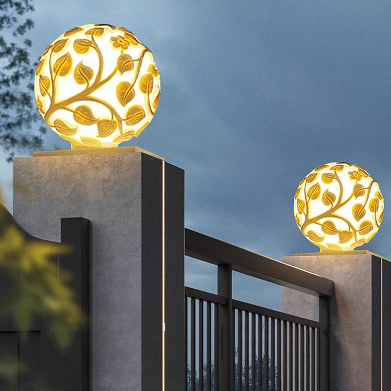Outdoor column lights solar LE – Garden Lighting Decor recenzja i cena