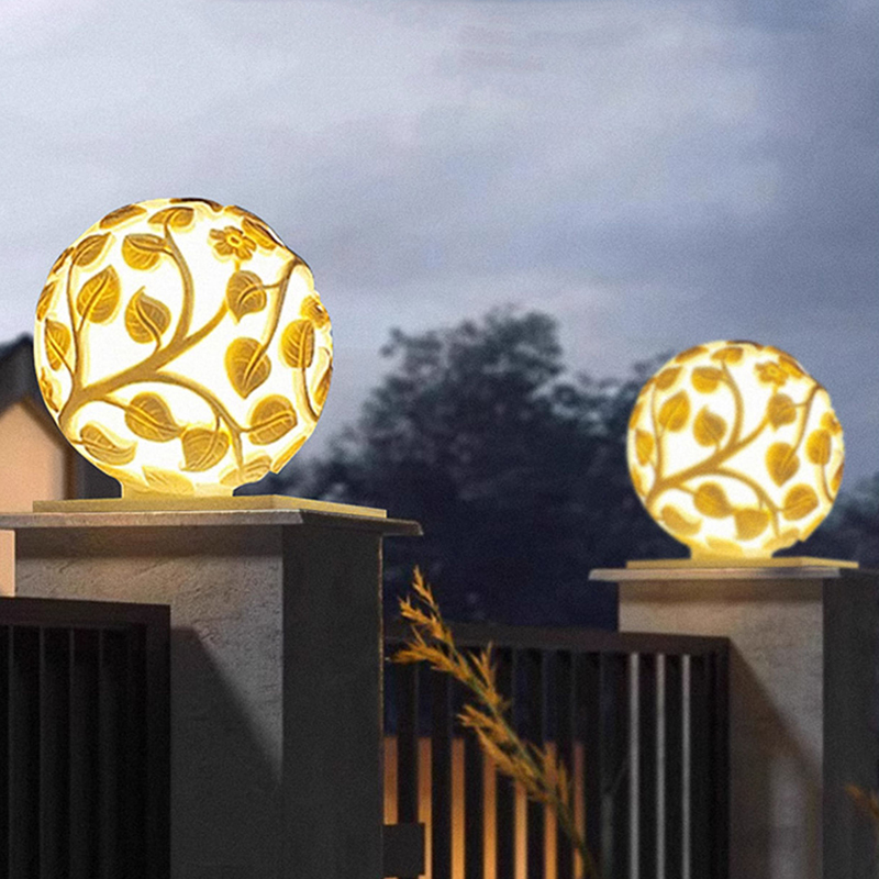 Outdoor column lights solar LE – Garden Lighting Decor recenzja i cena