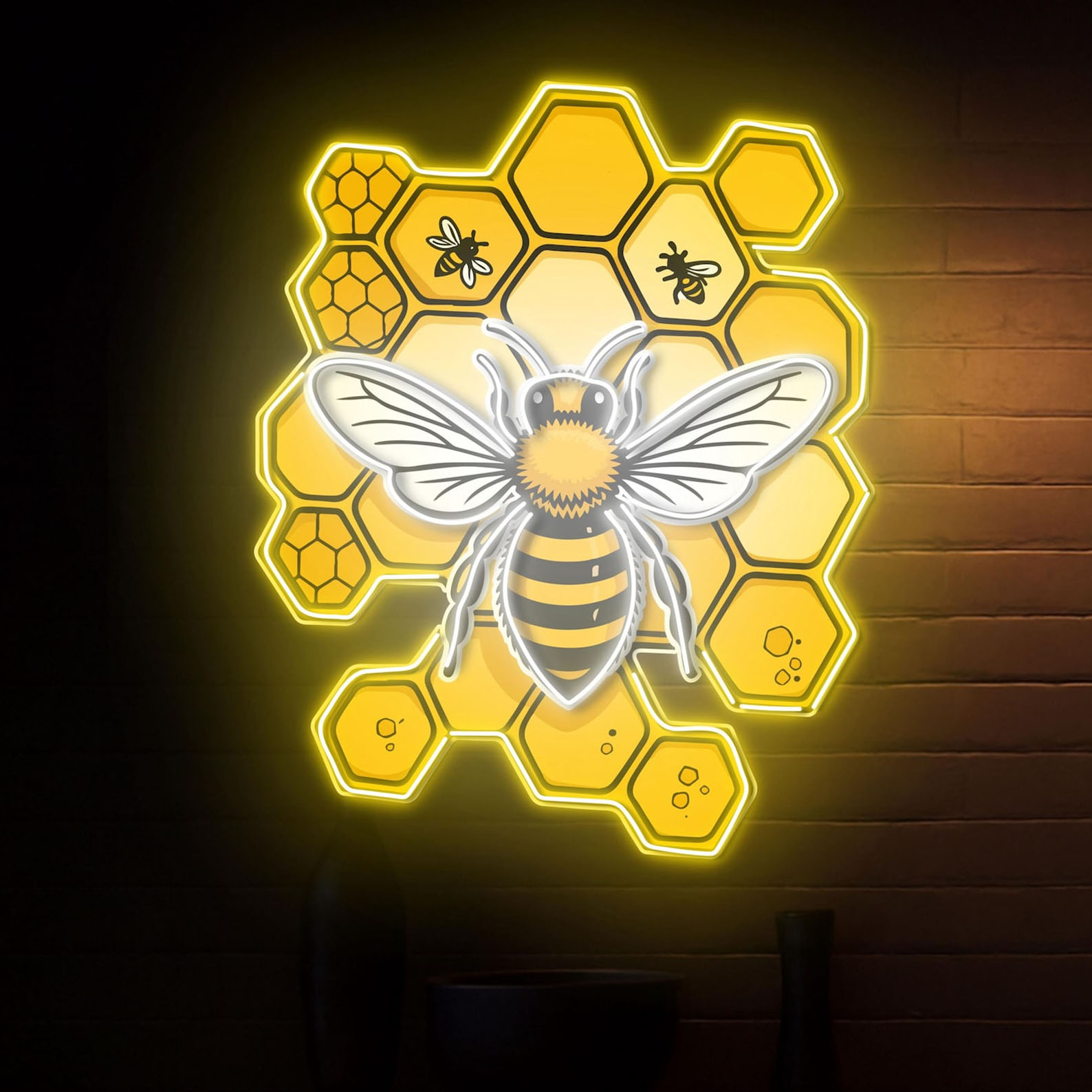 Bee Neon Sign,Garden LED Sign, – Neon Sign Custom Led recenzja i cena