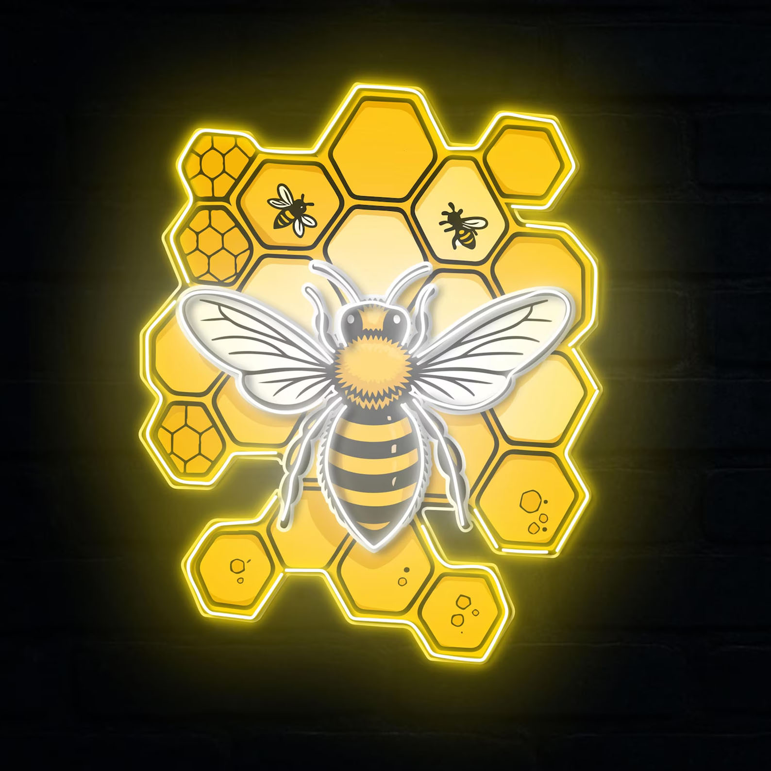 Bee Neon Sign,Garden LED Sign, – Neon Sign Custom Led recenzja i cena