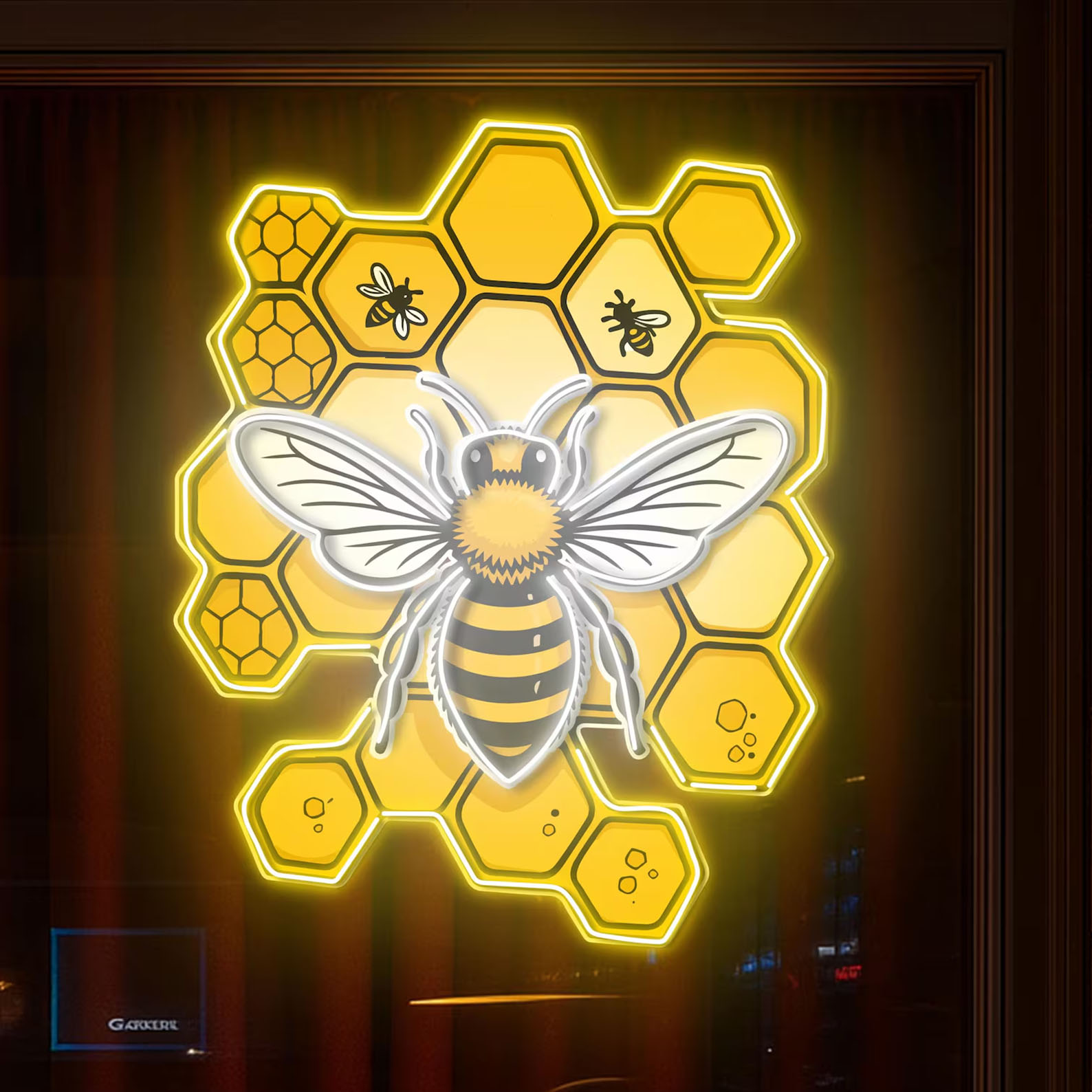 Bee Neon Sign,Garden LED Sign, – Neon Sign Custom Led recenzja i cena