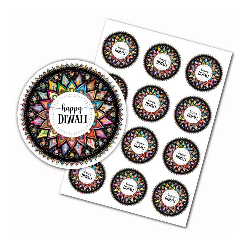 Happy Diwali stickers Indian F – Lighting Decor For Diwali recenzja i cena