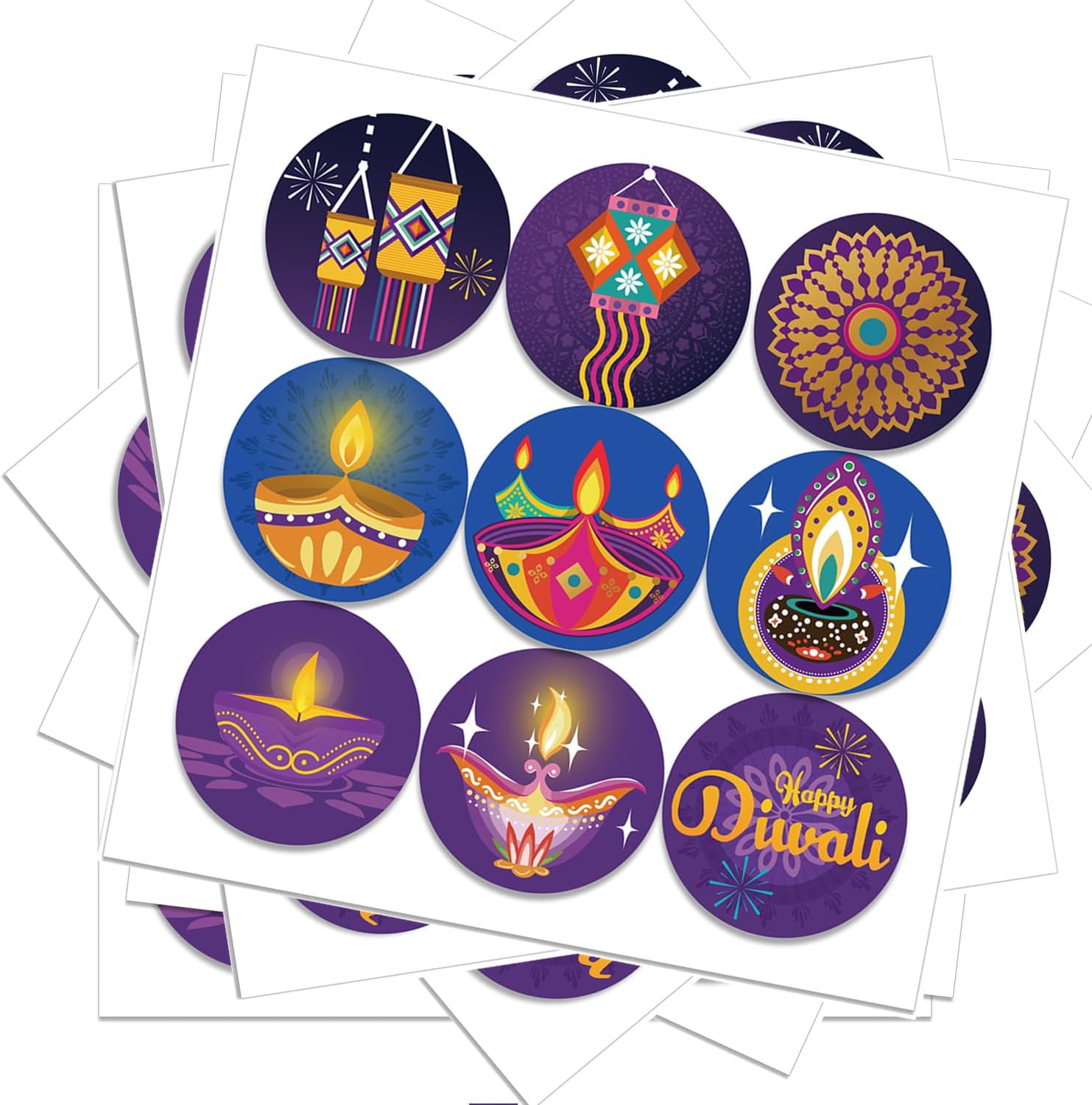 Happy Diwali stickers Indian F – Lighting Decor For Diwali recenzja i cena