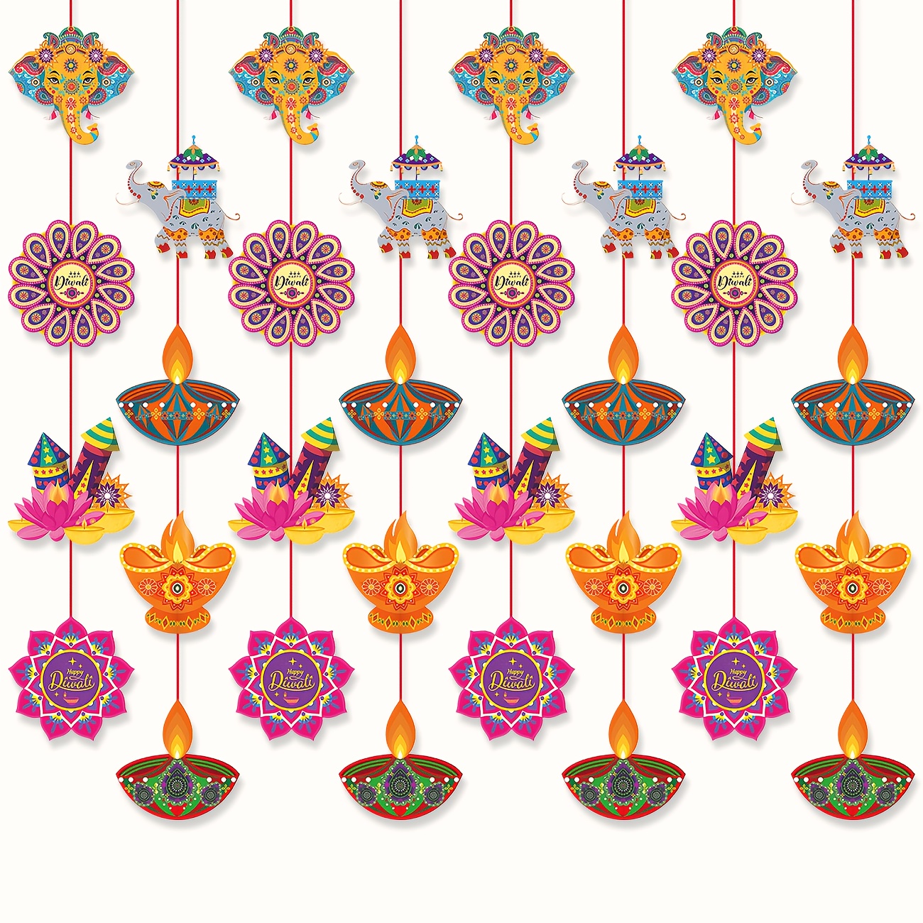 Happy Diwali Hanging Decoratio – Lighting Decor For Diwali recenzja i cena
