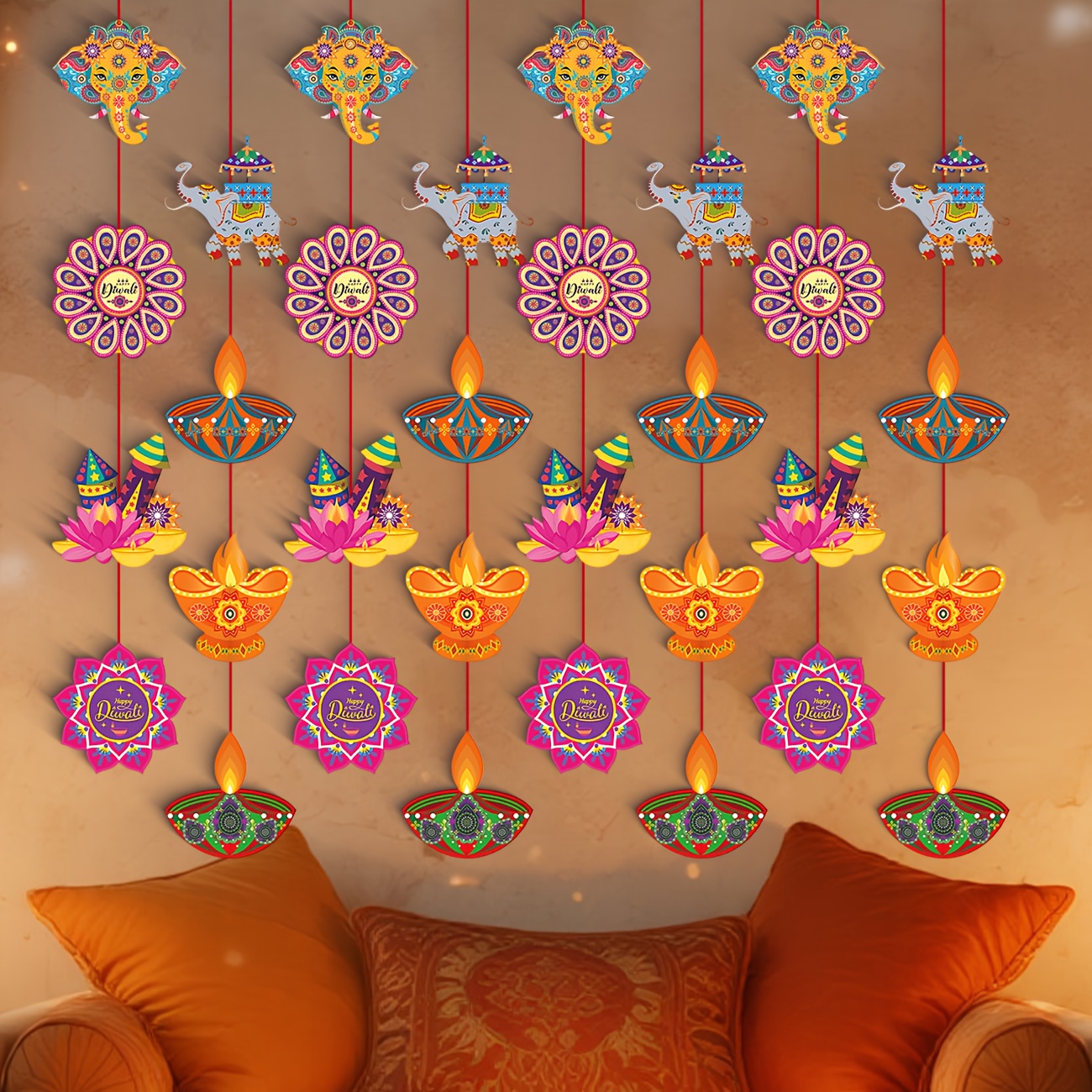 Happy Diwali Hanging Decoratio – Lighting Decor For Diwali recenzja i cena