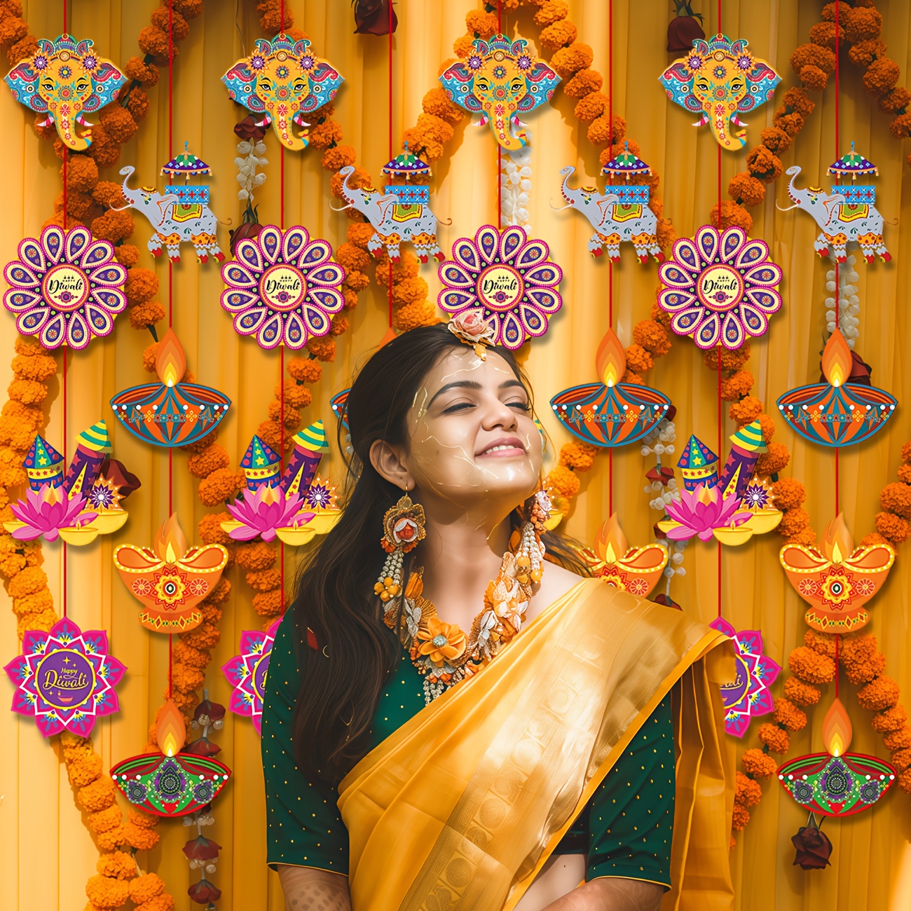 Happy Diwali Hanging Decoratio – Lighting Decor For Diwali recenzja i cena