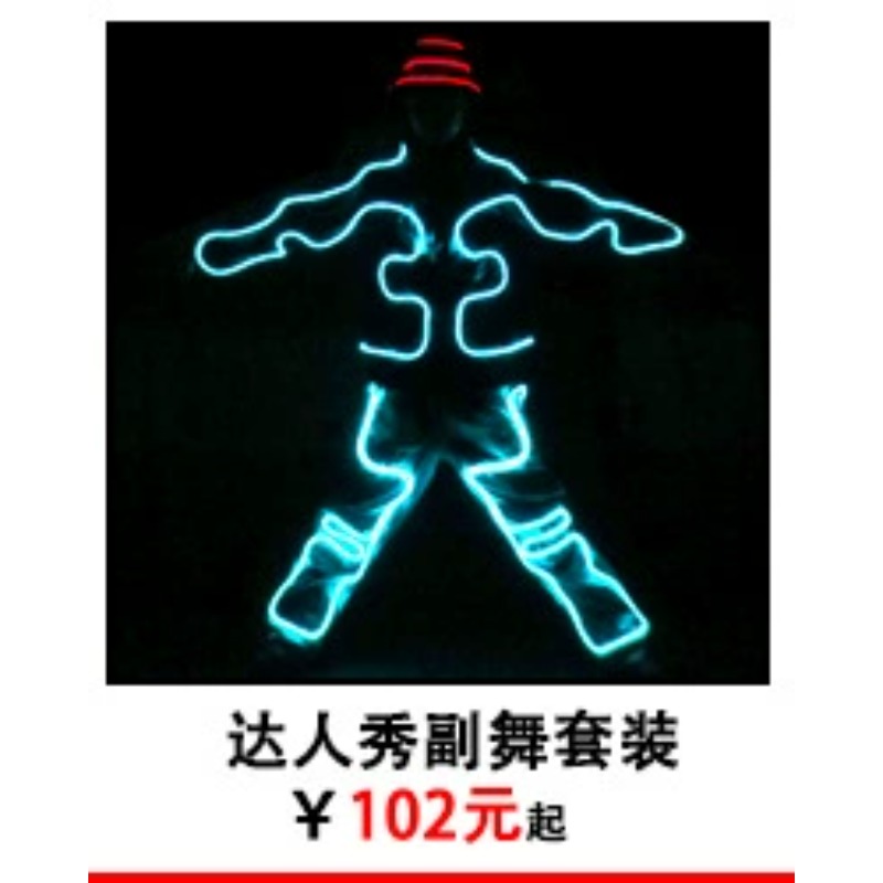 EL Wire Glow Stickman Costume  – Lighting Visual recenzja i cena
