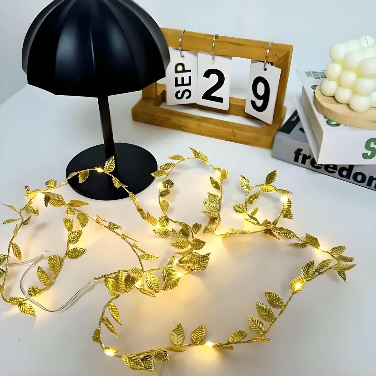 Led Romantic Golden Leaf Fairy – Lighting Decor For Diwali recenzja i cena