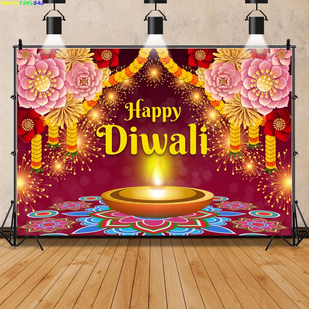 Happy Diwali Backdrop India Fe – Lighting Decor For Diwali recenzja i cena