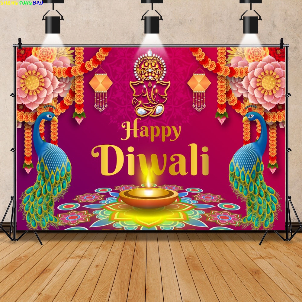 Happy Diwali Backdrop India Fe – Lighting Decor For Diwali recenzja i cena