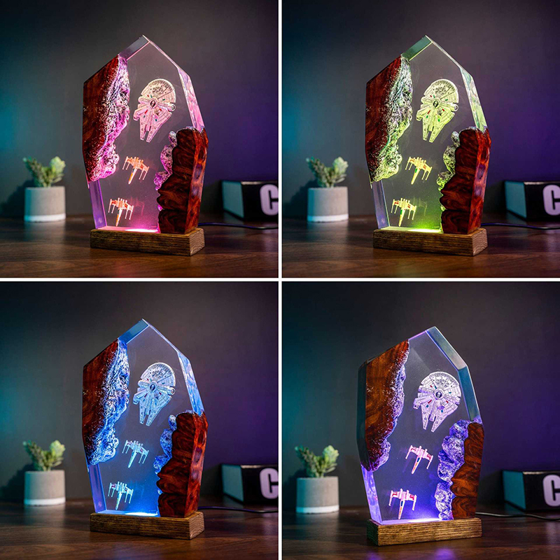 Table Resin Lamp Universe War  – Wedding Lighting And Decor recenzja i cena