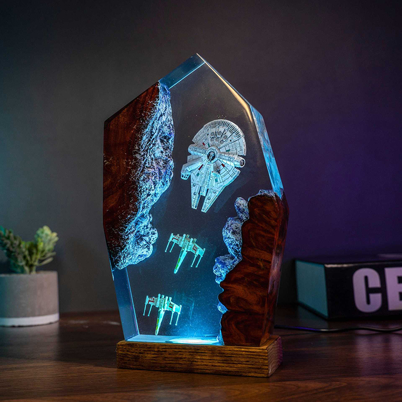 Table Resin Lamp Universe War  – Wedding Lighting And Decor recenzja i cena