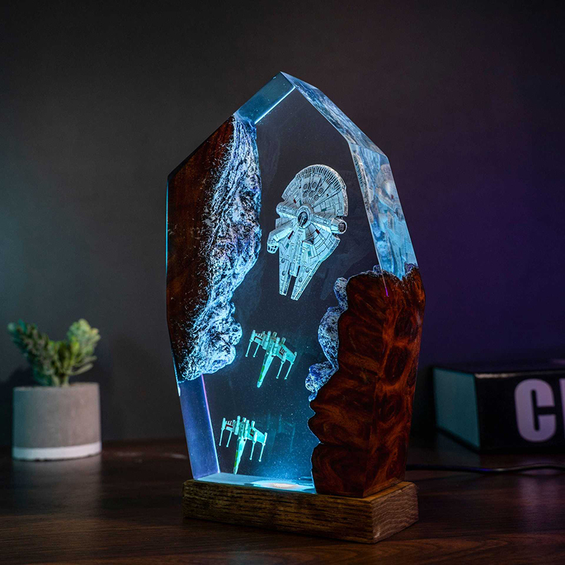 Table Resin Lamp Universe War  – Wedding Lighting And Decor recenzja i cena