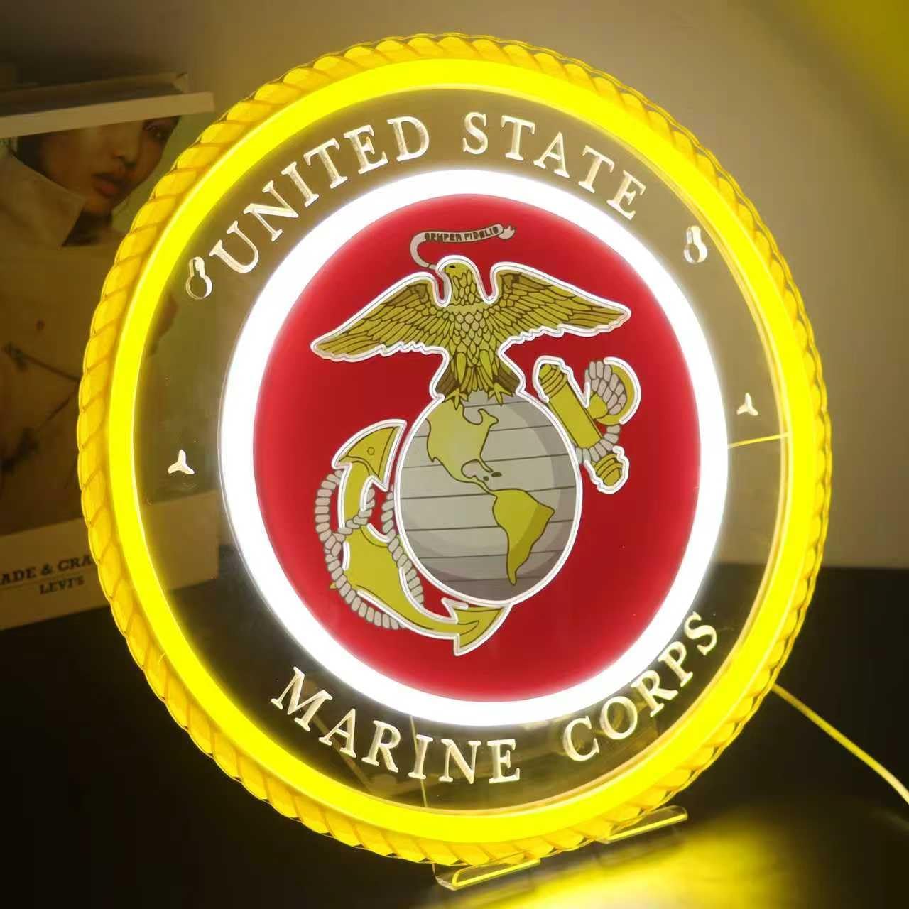 Military-themed Neon Light Vet – Lighting Decor For Bedroom recenzja i cena